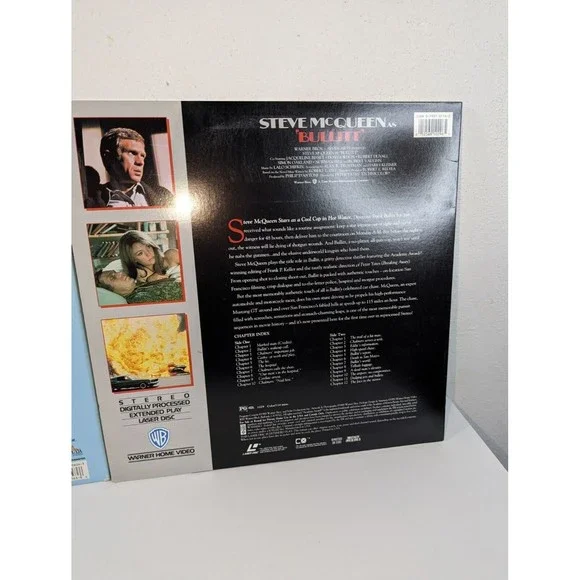 The Great escape and Bullet laserdisc Steve Mc Queen Bundle Untested - Picture 5 of 7